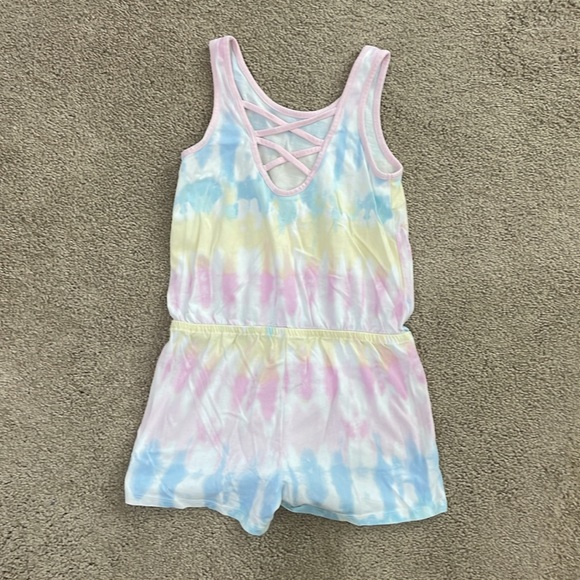Girls Tie Dye Romper - Size 5 - Picture 2 of 3